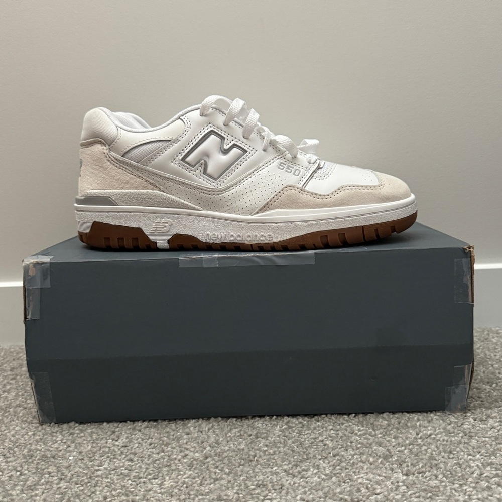 New Balance 550 White Gum - Size 9